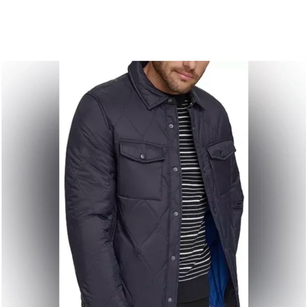 Calvin Klein Men's Quilted Jacket - Navy